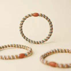 Haargummi KKNEKKI Slim - Mix terracotta teal