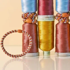 Haargummi KKNEKKI Slim - Mix terracotta teal