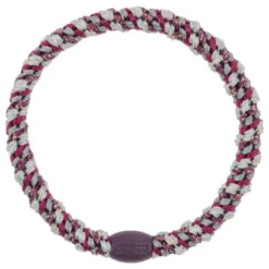 Haargummi KKNEKKI Slim - Mix violett hellblau glitter
