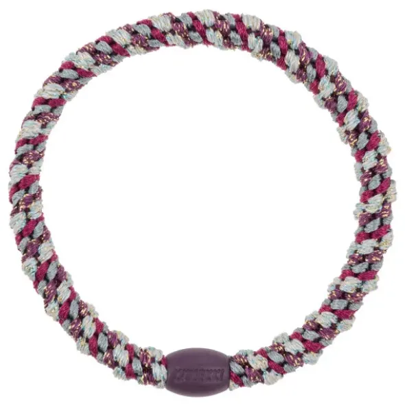Haargummi KKNEKKI Slim - Mix violett hellblau glitter