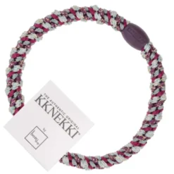 Haargummi KKNEKKI Slim - Mix violett hellblau glitter