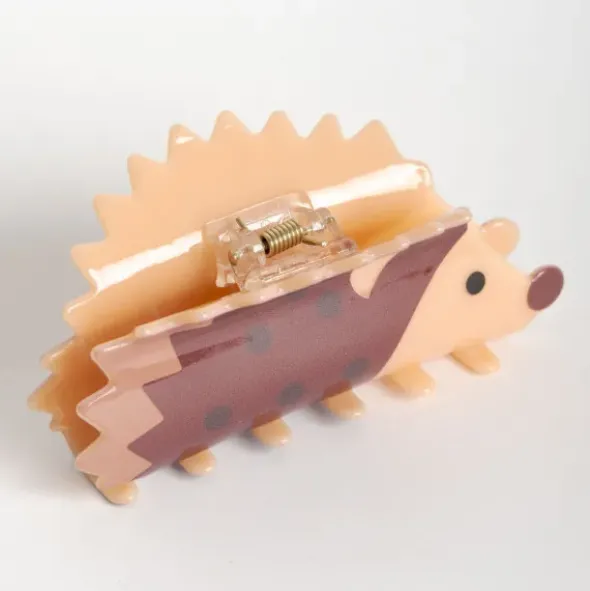 Haarklammer Igel - großer Haarclip 10 cm