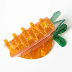 Haarklammer Karotte - oranger Haarclip 8,5 cm