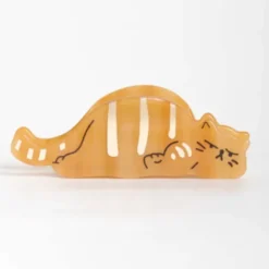 Haarklammer Katze - großer Haarclip 8 cm