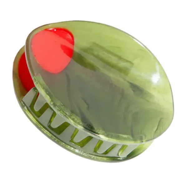 Haarklammer Olive