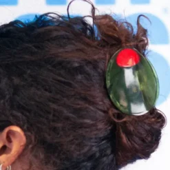 Haarklammer Olive