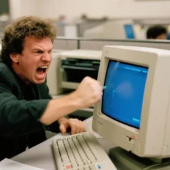 Haftnotizblock Computer Says No - 150 Haftnotizen im Retro PC-Fehlermeldung Design