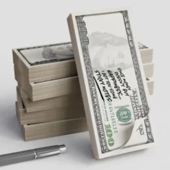 Haftnotizblock Geldscheine 100 Dollar Noten