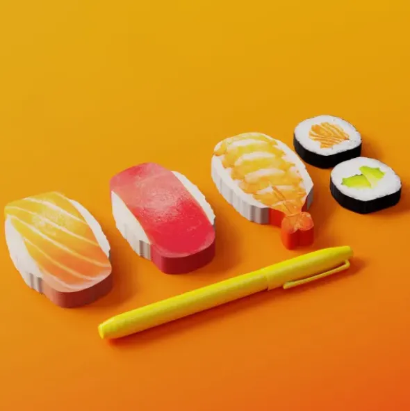 Haftnotizzettel Set - Sushi