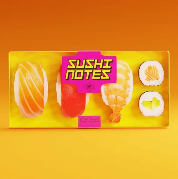 Haftnotizzettel Set - Sushi