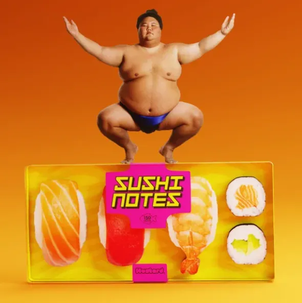 Haftnotizzettel Set - Sushi