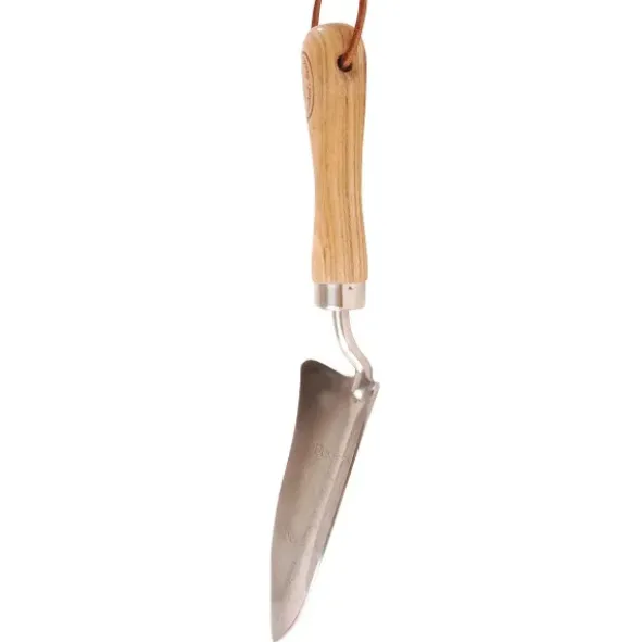 Handschaufel mit Holzgriff und Skala, Edelstahl