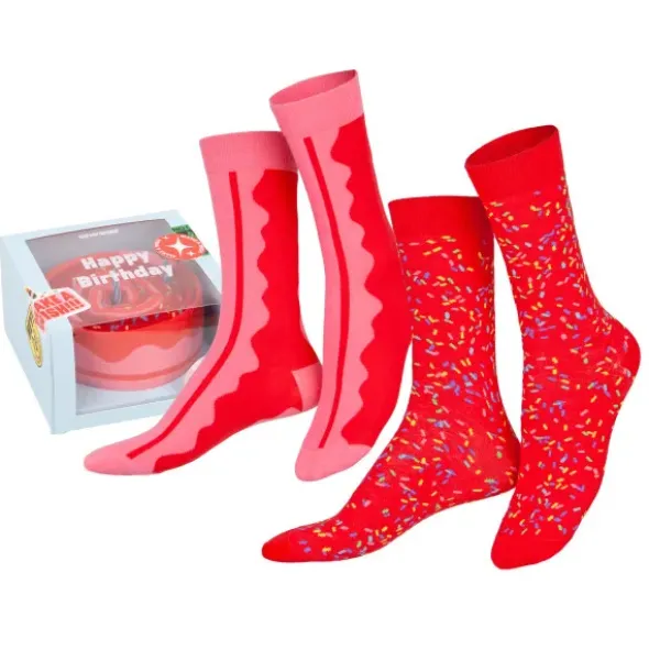 Happy Birthday Socks - Socken Geburtstagstorte