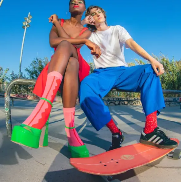Happy Birthday Socks - Socken Geburtstagstorte