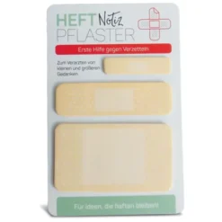 Heftnotizpflaster, die Erste Hilfe für's Büro