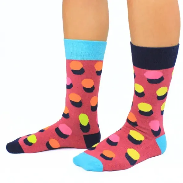 Herrensocken DOM bunte Dots - Socken Gr. 39-46