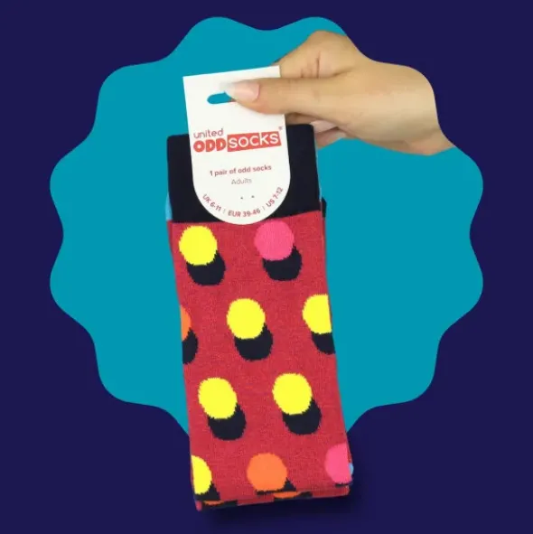 Herrensocken DOM bunte Dots - Socken Gr. 39-46