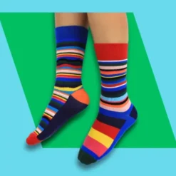 Herrensocken STEVE bunte Streifen - Socken Gr. 39-46