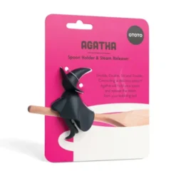 Hexe Löffelhalter & Topfdeckelwächter AGATHA schwarz