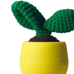 Häkelkaktus im Topf, DIY Häkel Set - Leaf