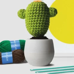 Häkelkaktus im Topf, DIY Häkel Set - Classic