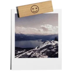 Holzmagnete eckig Smiley 6er-Set - Magnete mit Motiv