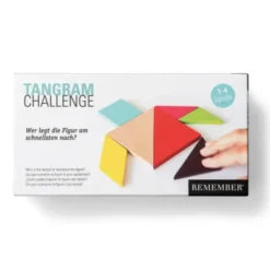 Holzspiel TANGRAM 4er-Set, bunt