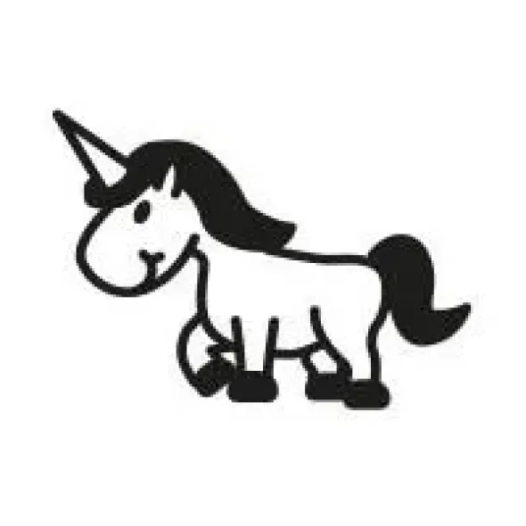 Holzstempel Mini - Elfi Einhorn