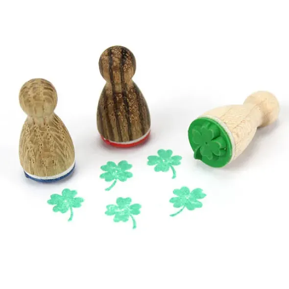 Holzstempel Mini - Klee 2