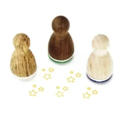 Holzstempel Mini - kleine Sterne
