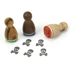 Holzstempel Mini - Totenkopf