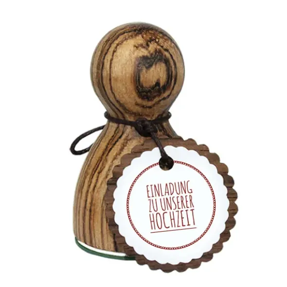Holzstempel / Motivstempel L Einladung Hochzeit