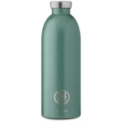 Isolierflasche 850 ml CLIMA – doppelwandige Trinkflasche aus Edelstahl moos grün