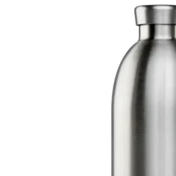 Isolierflasche 850 ml CLIMA – doppelwandige Trinkflasche aus Edelstahl silber