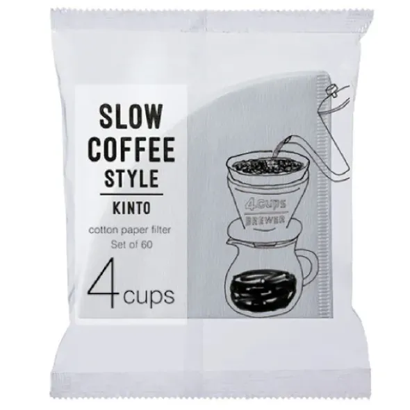 Kaffeefilter 4Cups, 60 Stück