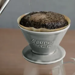 Kaffeefilter Porzellan - brewer 4Cups, weiß