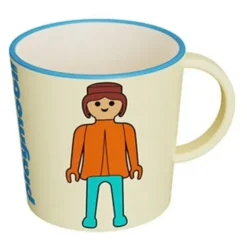 Kaffeetasse Playmobil weiß FLUO