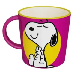 Kaffeetasse Snoopy BE NICE - Peanuts Tasse pink