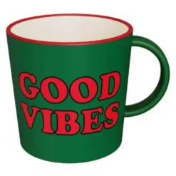 Kaffeetasse Snoopy GOOD VIBES - grüne Peanuts Tasse