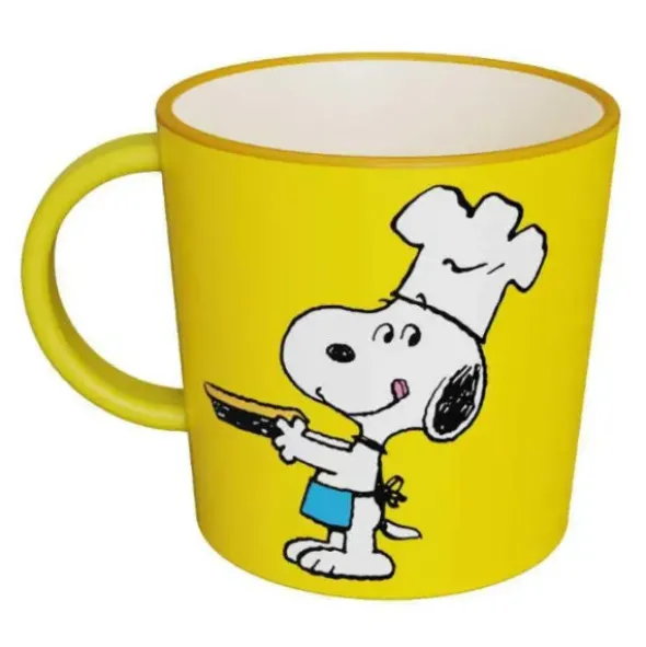 Kaffeetasse Snoopy LOVE COOKING - Peanuts Tasse gelb
