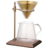 Kaffeezubereiter - Kanne mit Filter und Ständer - Brewer Stand Set 4Cups