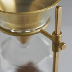 Kaffeezubereiter - Kanne mit Filter und Ständer - Brewer Stand Set 4Cups