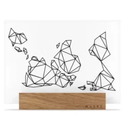 Kartenhalter Holz - Simple Change