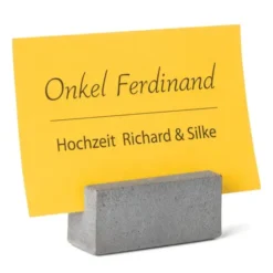Kartenhalter PR aus Beton