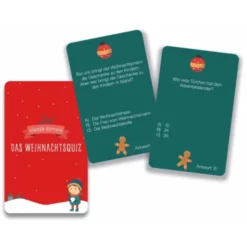 Kartenspiel Weihnachtsquiz - Kinder Edition
