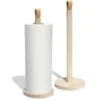 Küchenrollenhalter Holz freistehend – Papierrollenhalter STRAIGHT aus Eschenholz