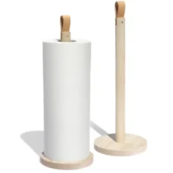 Küchenrollenhalter Holz freistehend – Papierrollenhalter STRAIGHT aus Eschenholz