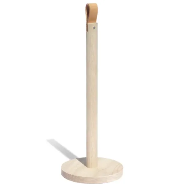Küchenrollenhalter Holz freistehend – Papierrollenhalter STRAIGHT aus Eschenholz