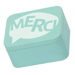 Keksdose Metall - Merci, 12 x 10 cm