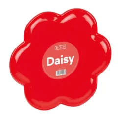 Keramik Teller DAISY - Gänseblümchen rot
